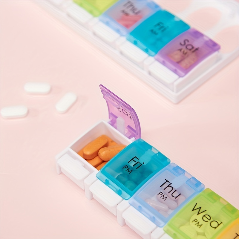 Large Capacity Pill Storage Box for Travel